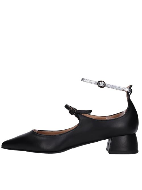 Décolleté in pelle MARC ELLIS | ME-2025 VIT.NERO-ARGENTO